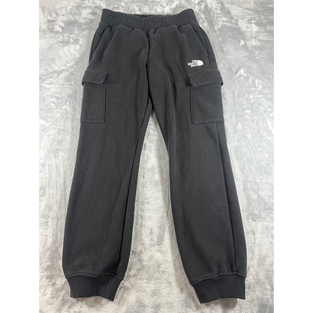 The North Face Mens Cargo Sweatpants Black Fleece Joggers Small